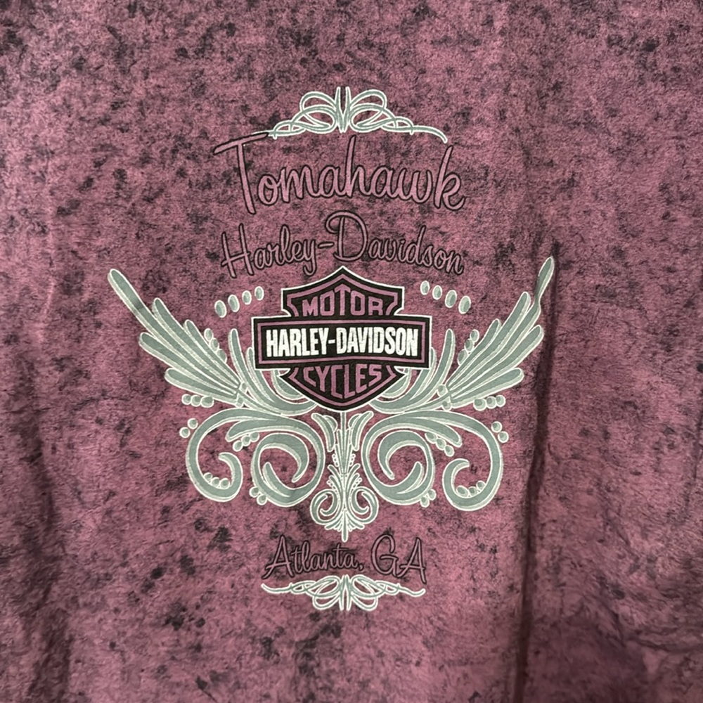 Atlanta Braves Tomahawk Harley-Davidson Tee
